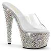 Pleaser - BEJEWELED701MS Mules à talons - Chaussures de pole dance - Noir Product image